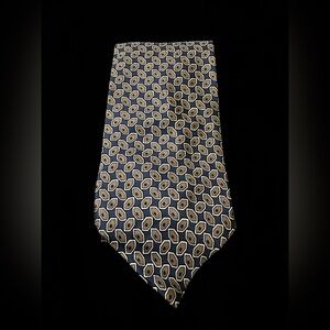 Stefano Rossini Navy Blue Silk Tie